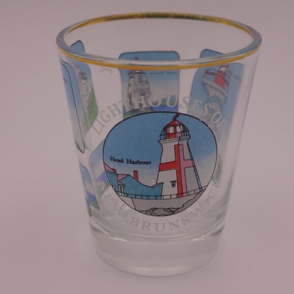 Set of 3 Shot Glasses-Australia-Palm Beach Princess-Lighthouses of New Brunswick - Picture 11 of 16